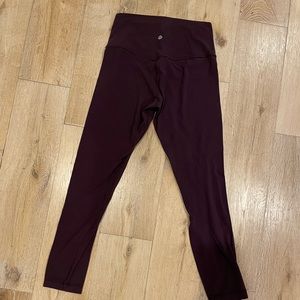 Lulu purple plum align size 6 25”